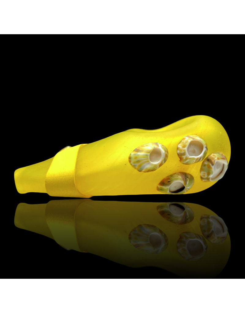 Mrs Claws Transparent Yellow SB Barnacle Claw Pipe