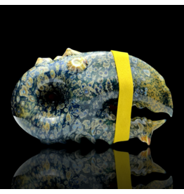 Mrs Claws Blue MIxed Color Hard Shell Barnacle Pipe