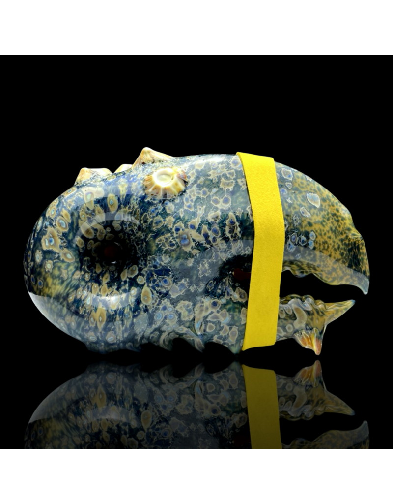 Mrs Claws Blue MIxed Color Hard Shell Barnacle Pipe