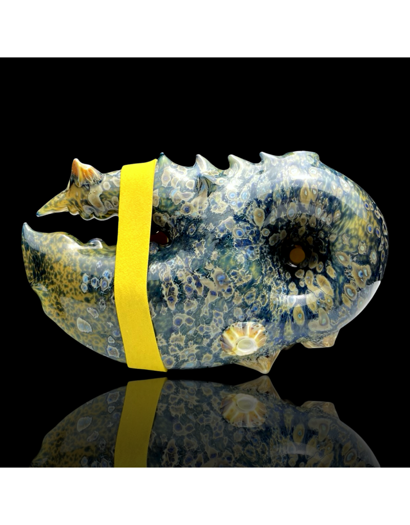 Mrs Claws Blue MIxed Color Hard Shell Barnacle Pipe