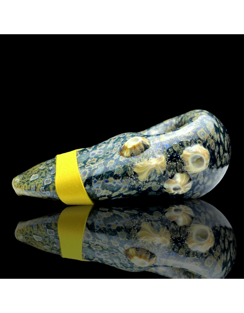 Mrs Claws Blue MIxed Color Hard Shell Barnacle Pipe