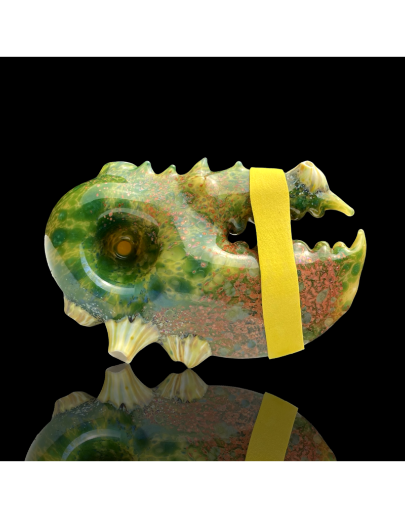 Mrs Claws Green Mixed Color Hard Shell Barnacle Pipe