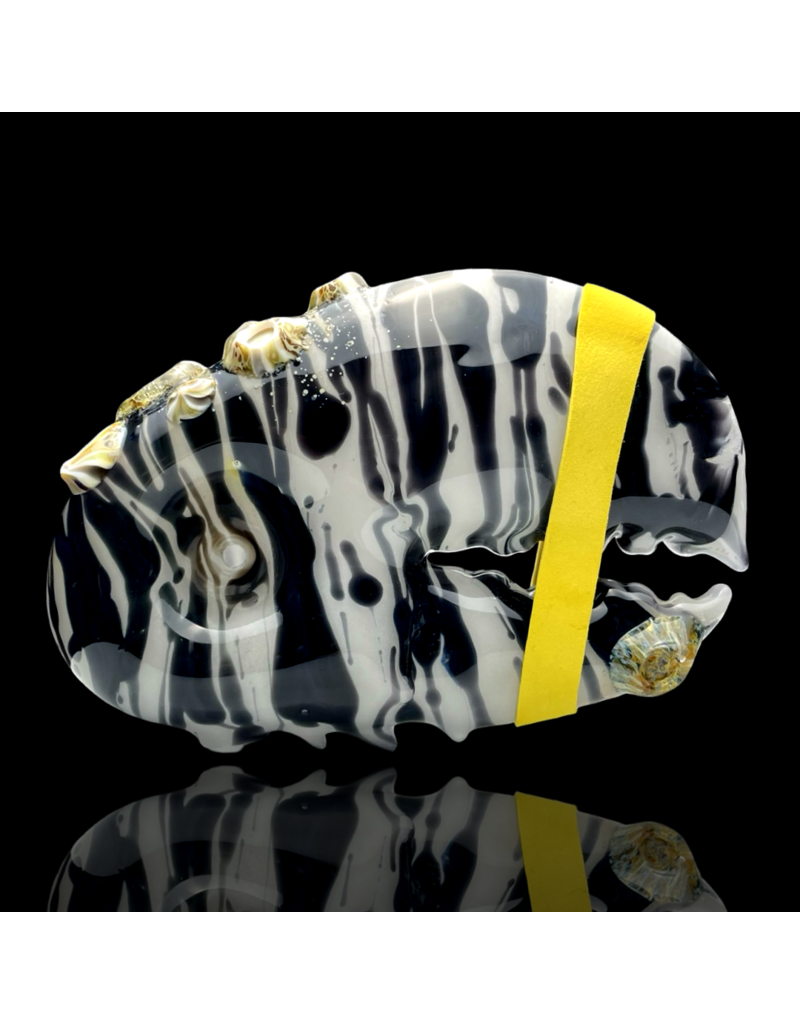 Mrs Claws Black & White UV Barnacle Claw Pipe