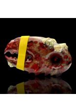 Mrs Claws Red Multi Barnacle Claw Pipe B