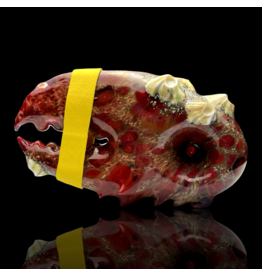 Mrs Claws Red Multi Barnacle Claw Pipe B
