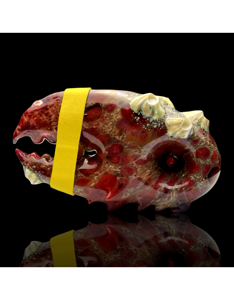 Mrs Claws Red Multi Barnacle Claw Pipe B
