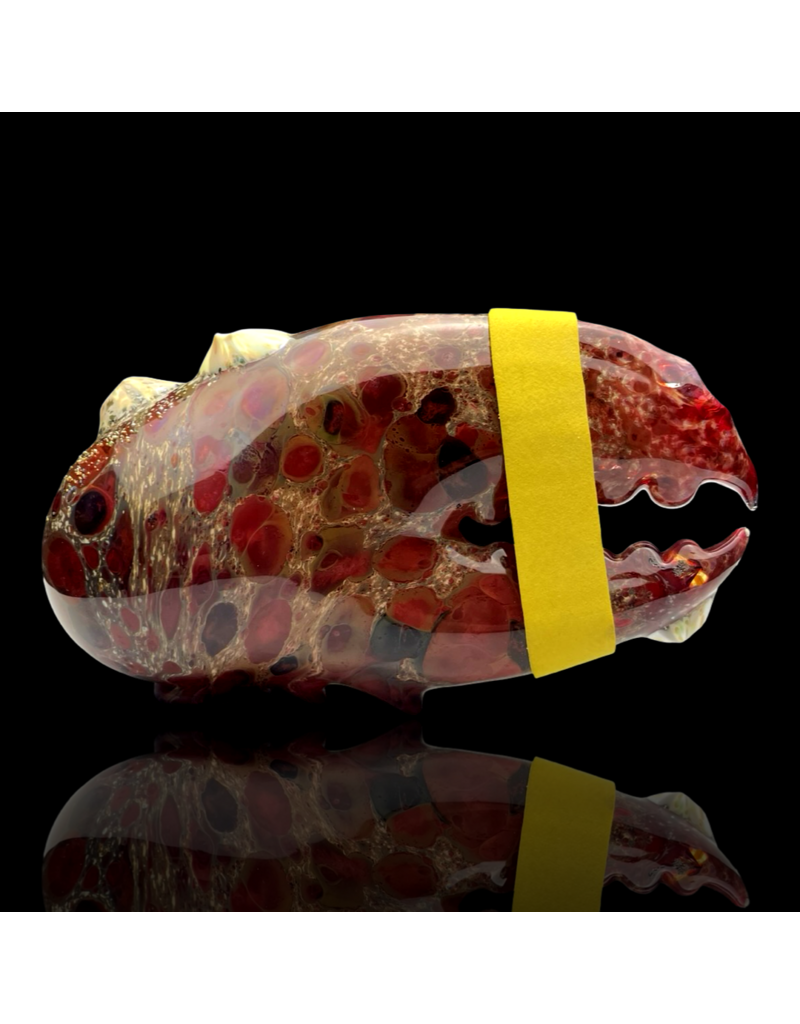 Mrs Claws Red Multi Barnacle Claw Pipe B