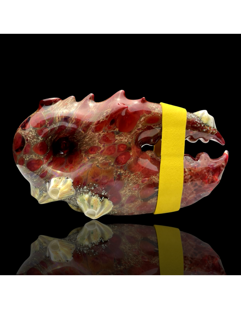 Mrs Claws Red Multi Barnacle Claw Pipe B
