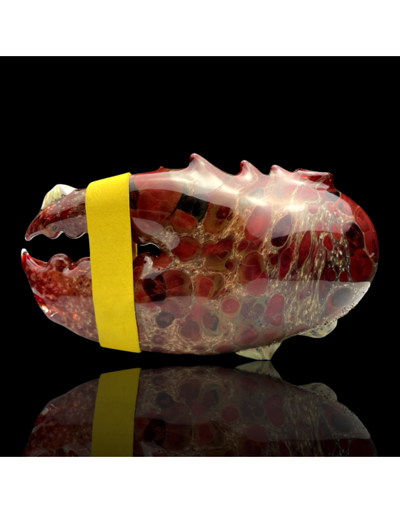 Mrs Claws Red Multi Barnacle Claw Pipe B
