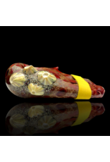 Mrs Claws Red Multi Barnacle Claw Pipe B