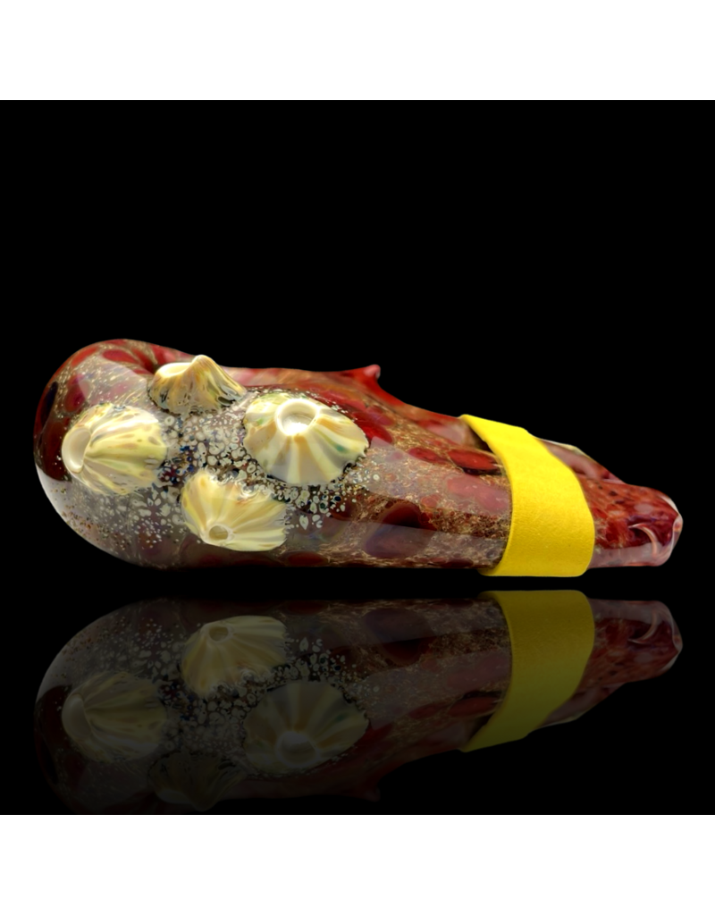 Mrs Claws Red Multi Barnacle Claw Pipe B