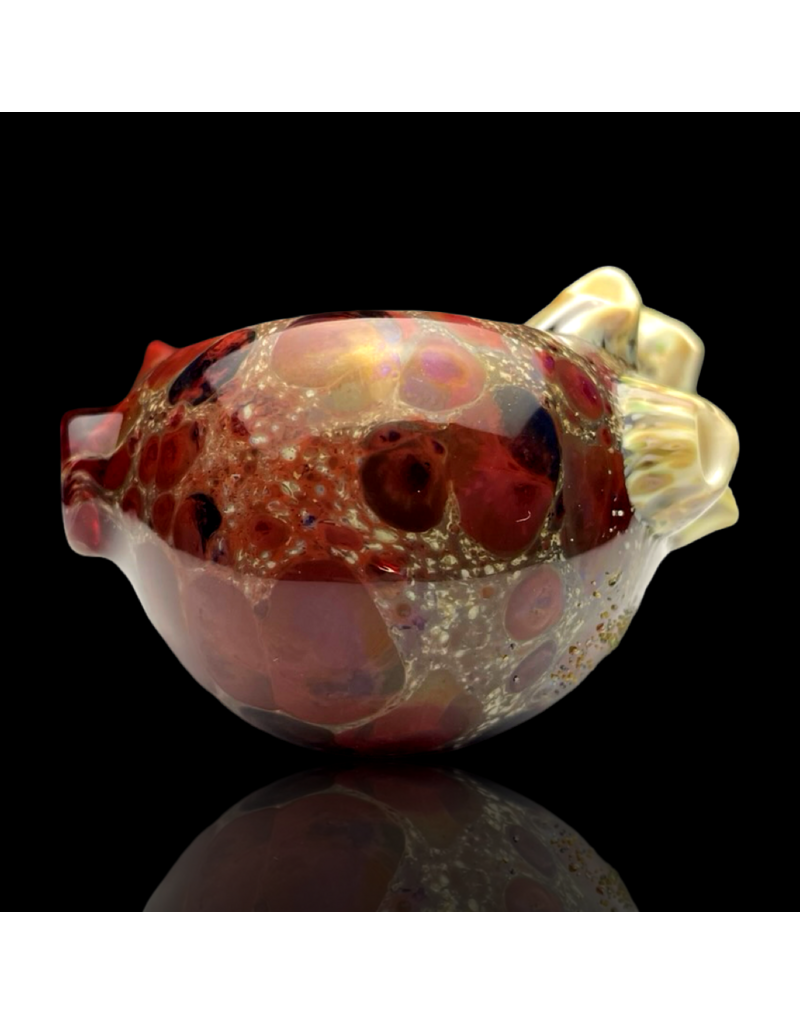 Mrs Claws Red Multi Barnacle Claw Pipe B