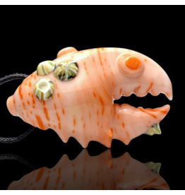 Mrs Claws x Englemann Lava Birch Claw Pendant