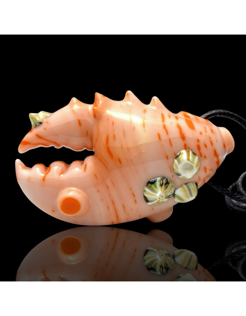 Mrs Claws x Englemann Lava Birch Claw Pendant