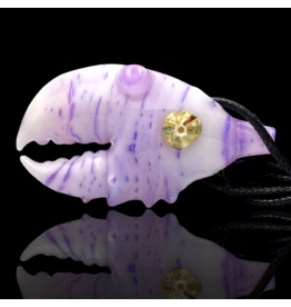 Mrs Claws x Englemann Purple Lilac Birch Claw Pendant