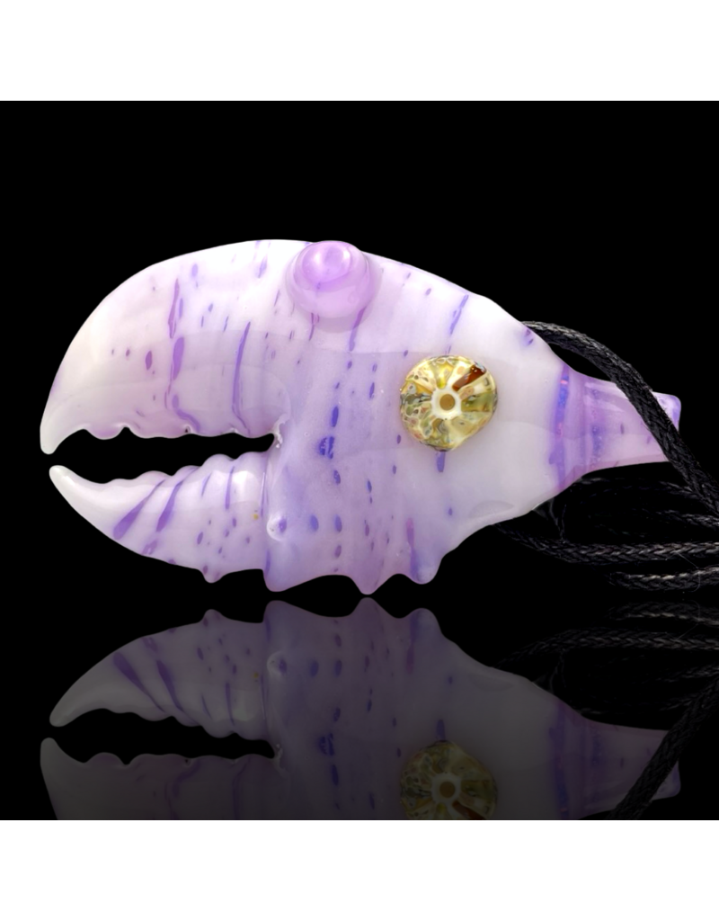 Mrs Claws x Englemann Purple Lilac Birch Claw Pendant