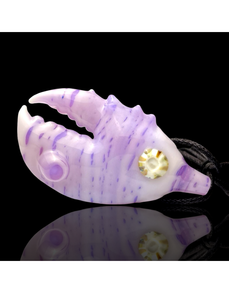 Mrs Claws x Englemann Purple Lilac Birch Claw Pendant