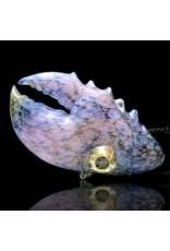 Mrs Claws Pink & Blue Hard Shell Barnacle Claw Pendant