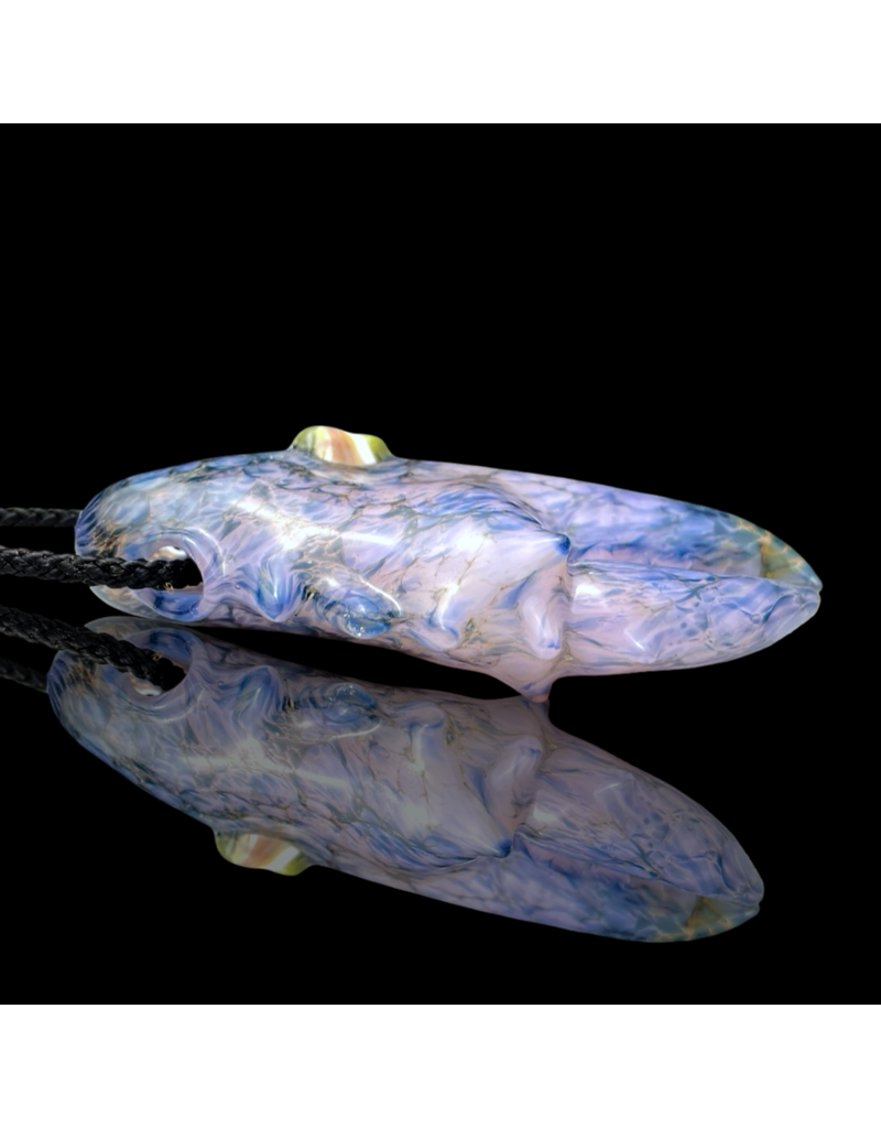 Mrs Claws Pink & Blue Hard Shell Barnacle Claw Pendant