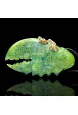 Mrs Claws Bright Green Hard Shell Barnacle Claw Pendant