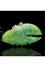Mrs Claws Bright Green Hard Shell Barnacle Claw Pendant