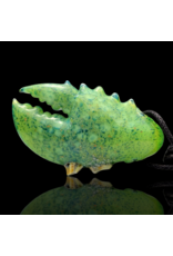 Mrs Claws Bright Green Hard Shell Barnacle Claw Pendant