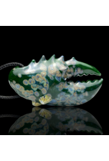 Mrs Claws Green Multi Barnacle Claw Pendant