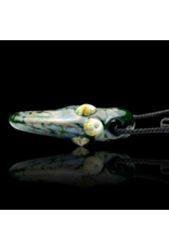 Mrs Claws Green Multi Barnacle Claw Pendant