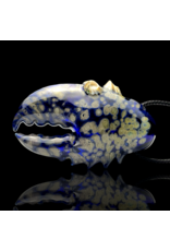 Mrs Claws Blue Multi Barnacle Claw Pendant