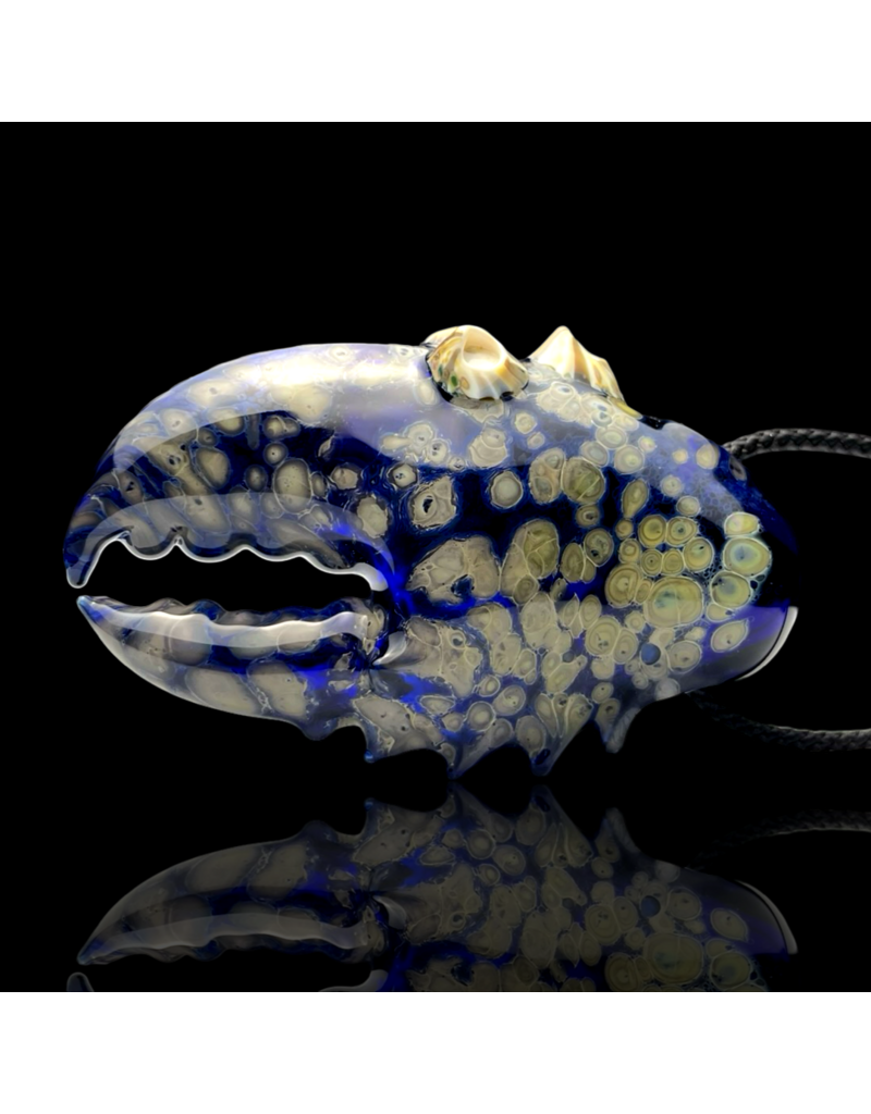 Mrs Claws Blue Multi Barnacle Claw Pendant