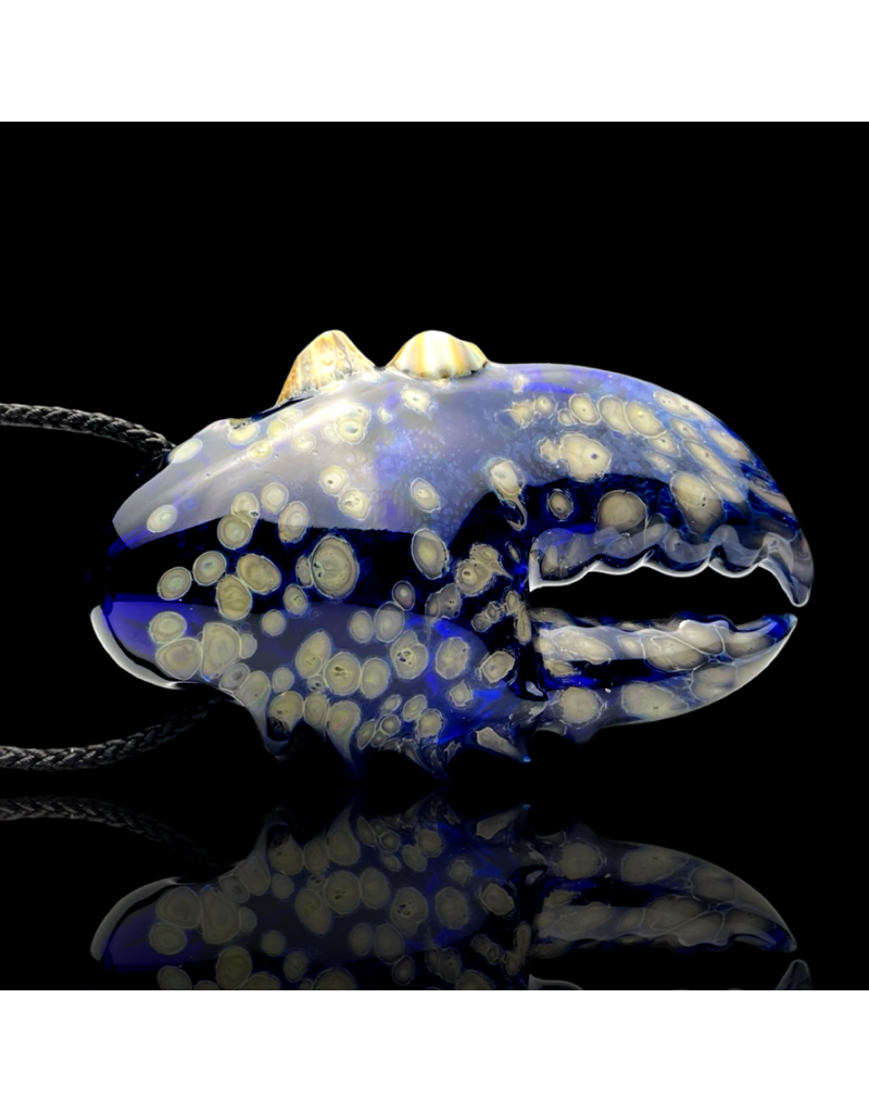 Mrs Claws Blue Multi Barnacle Claw Pendant
