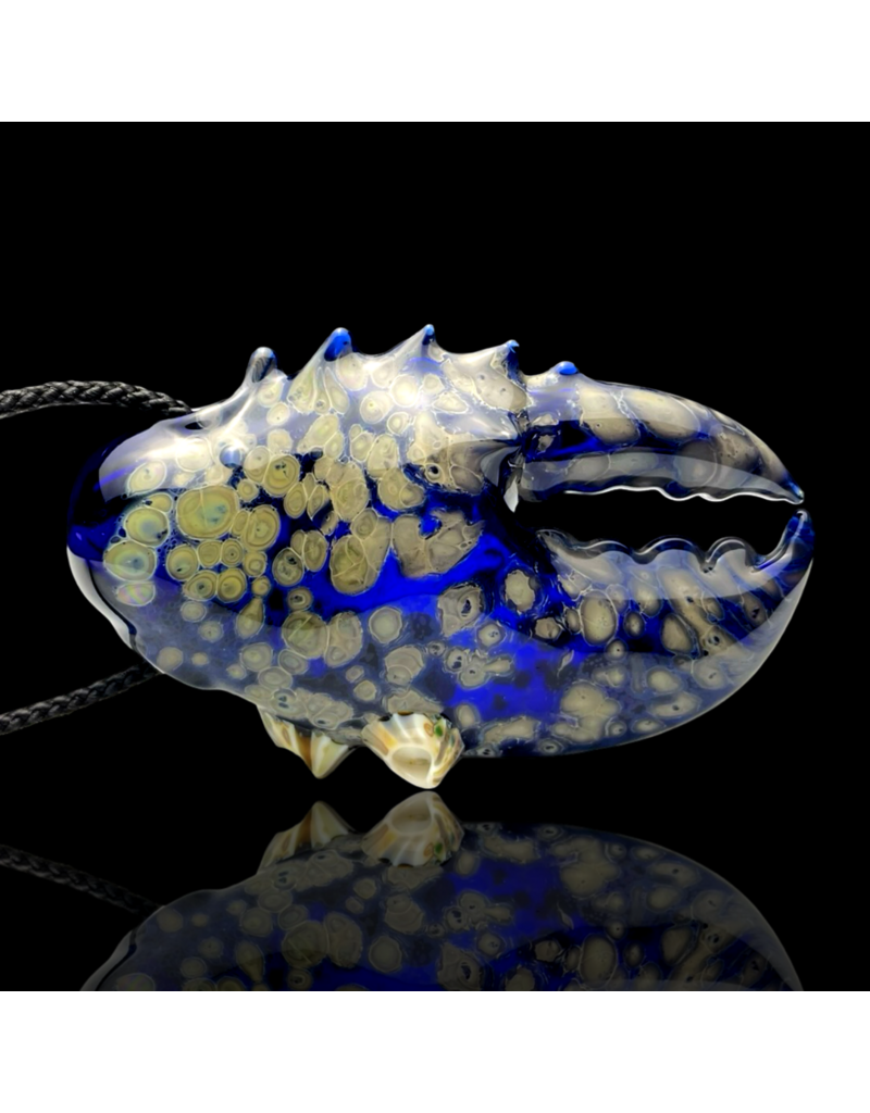 Mrs Claws Blue Multi Barnacle Claw Pendant