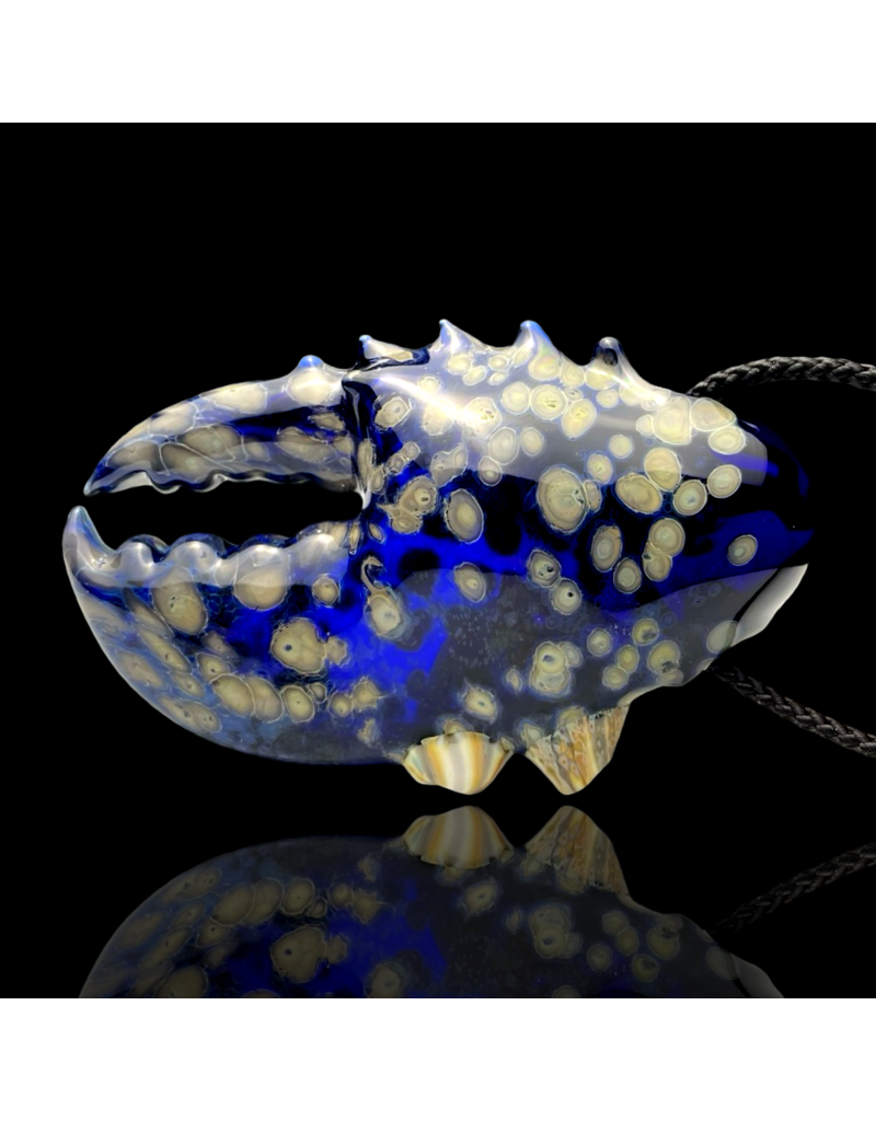 Mrs Claws Blue Multi Barnacle Claw Pendant