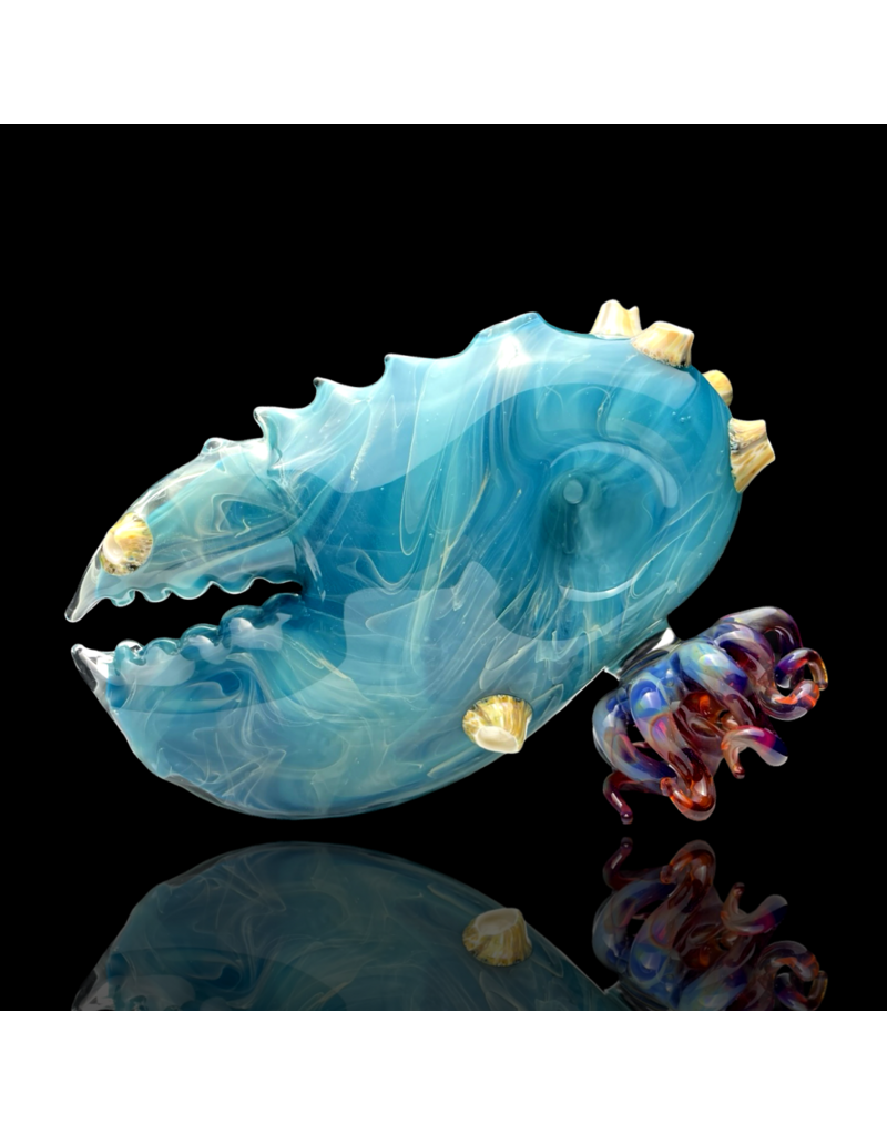 Mrs Claws x BB x C Glass Octopus Claw Pipe