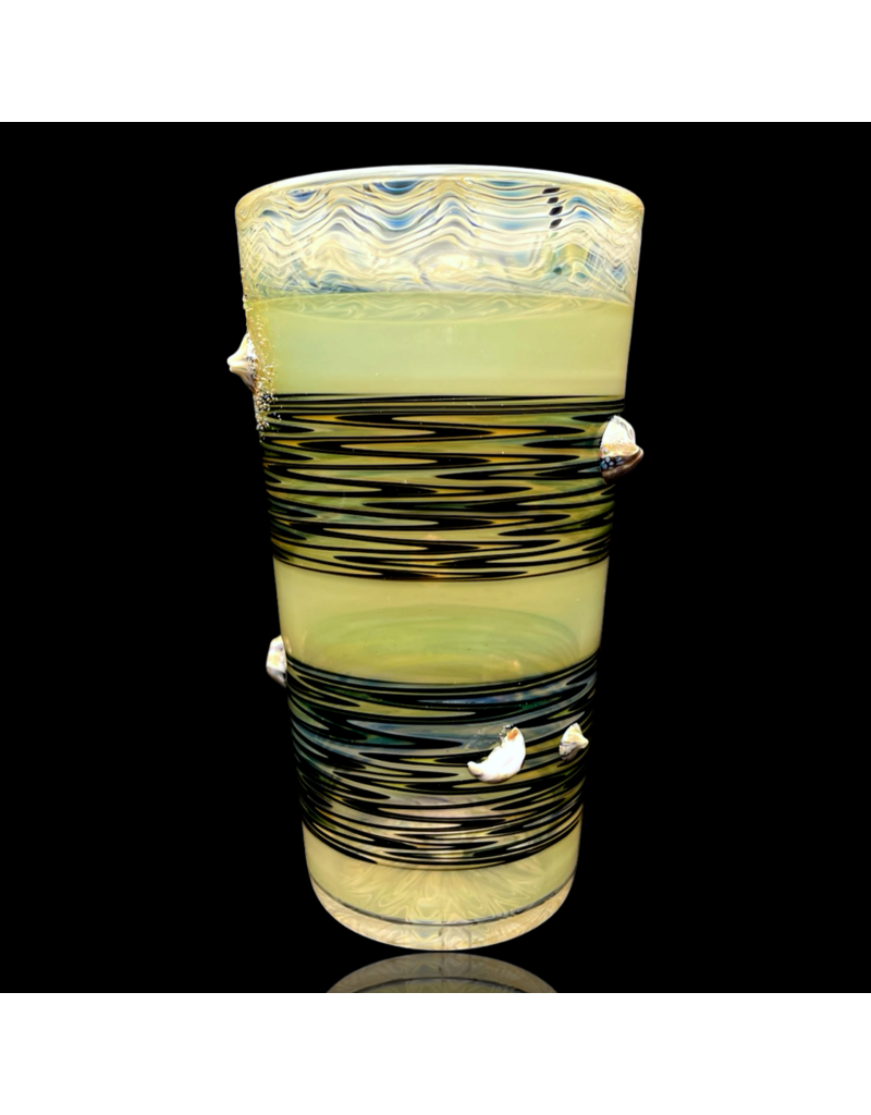 Mrs Claws x Treso Stacked Fume Barnacle Pint Glass