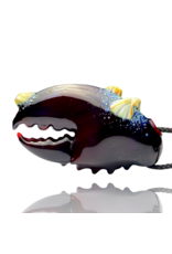 Mrs Claws Ruby Canary Barnacle Pendant