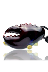 Mrs Claws Ruby Canary Barnacle Pendant