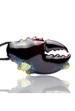 Mrs Claws Ruby Canary Barnacle Pendant