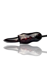Mrs Claws Ruby Canary Barnacle Pendant