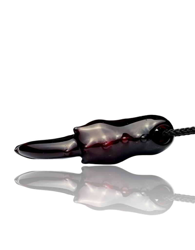 Mrs Claws Ruby Canary Barnacle Pendant