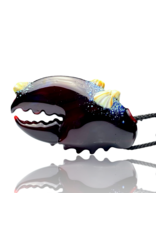 Mrs Claws Ruby Canary Barnacle Pendant
