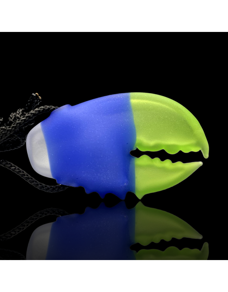 Mrs Claws Blue & Green Seaglass Pendant