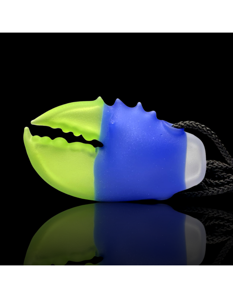 Mrs Claws Blue & Green Seaglass Pendant