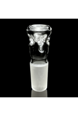 Black Tuna Glass 18mm 5 Hole Clear Handle Slide BLACK TUNA