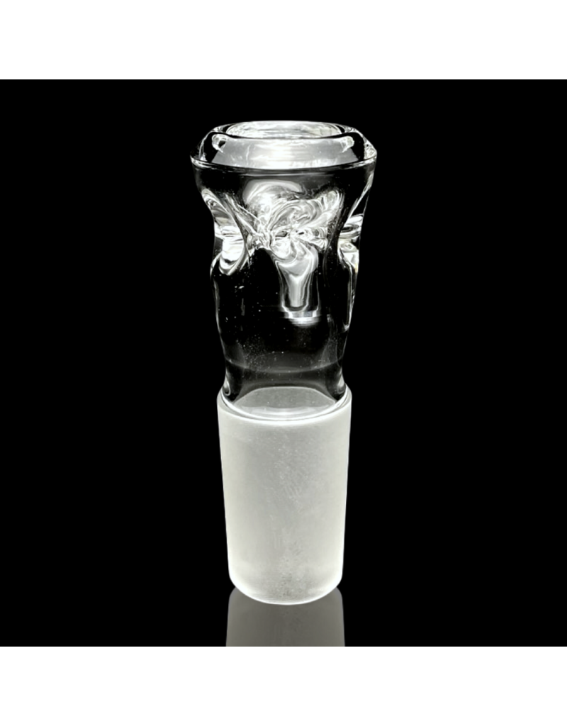 Black Tuna Glass 18mm 5 Hole Clear Handle Slide BLACK TUNA