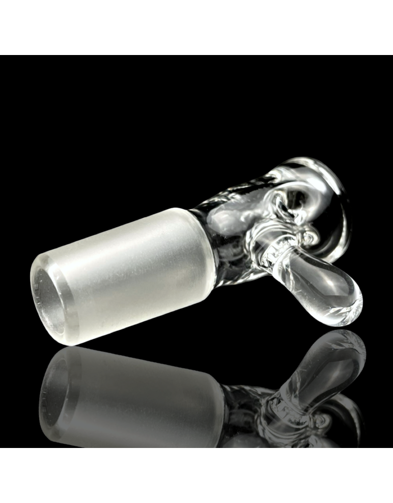 Black Tuna Glass 18mm 5 Hole Clear Handle Slide BLACK TUNA