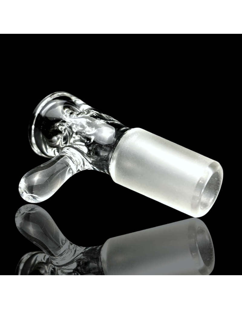Black Tuna Glass 18mm 5 Hole Clear Handle Slide BLACK TUNA