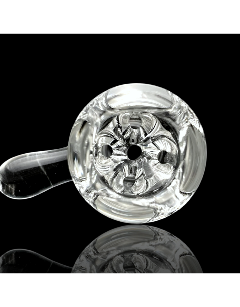 Black Tuna Glass 18mm 5 Hole Clear Handle Slide BLACK TUNA
