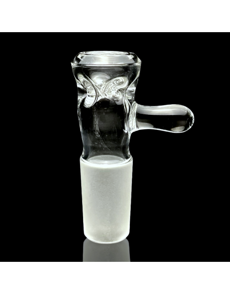 Black Tuna Glass 18mm 5 Hole Clear Handle Slide BLACK TUNA