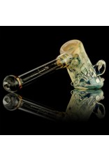 Bob Snodgrass Bob Snodgrass Silver Fumed Mushroom Marble & Dancing People Hammer Snodgrass Family Glass